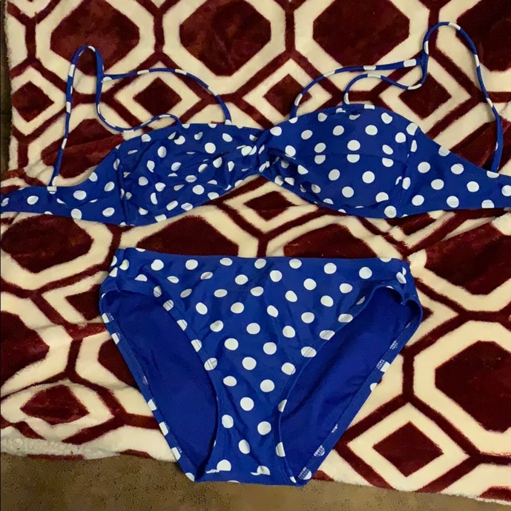 Poke a dots bathing suit